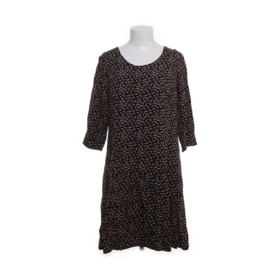 Klänning (Svart, Brun) från Time Polyester, Viskos