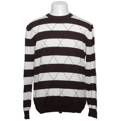 Pull-over (Marron, Blanc) de Batistini Coton