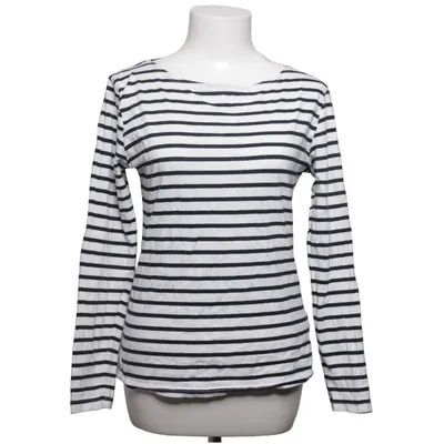 Langærmet t-shirt (Hvid, Sort) fra Race Marine Bomuld, Elastan