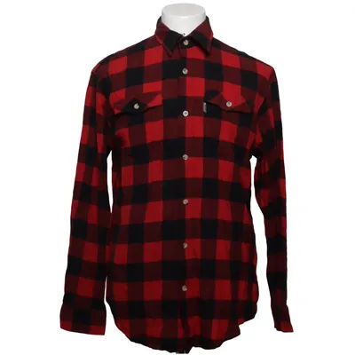 Chemise en flanelle (Rouge, Noir) de Pinewood Coton