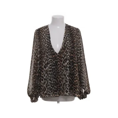 Blouse (Beige, Zwart) van Ganni Gerecycled polyester