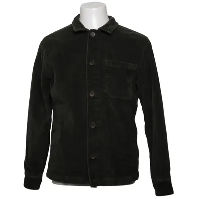 Oberhemd (Grün) von Knowledge Cotton Apparel Elasthan, Bio-Baumwolle, Recyceltes Polyester