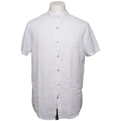 Short sleeve shirt (White) from Made in italy Cotton, Linen