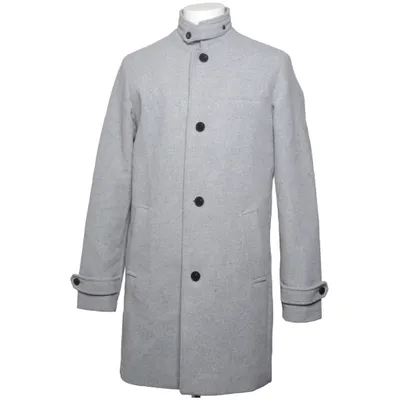 Jas (Grijs) van Premium by Jack & Jones Polyester, Wol