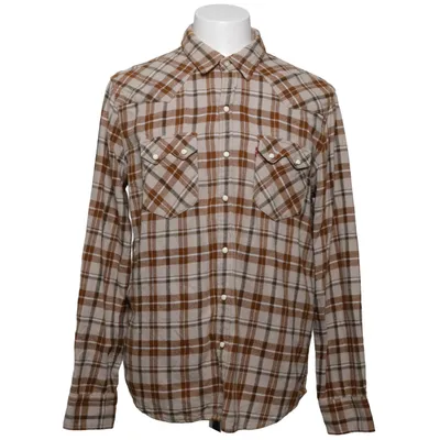 Flannel skjorte (Beige, Brun, Grøn) fra Levi Strauss & Co Bomuld
