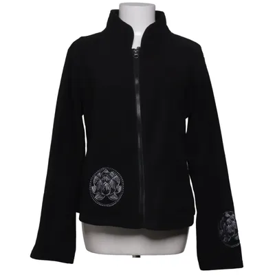 Fleece jacket (Black, White) from Alive Polyester
