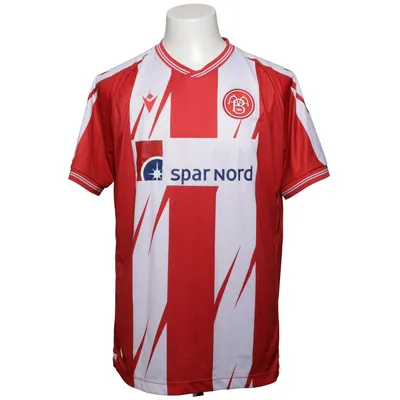 Maillot de football (Rouge, Blanc) de Macron Polyester recyclé