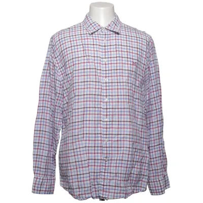 Skjorta (Vit, Blå, Lila) från Crew Clothing Co. Linne