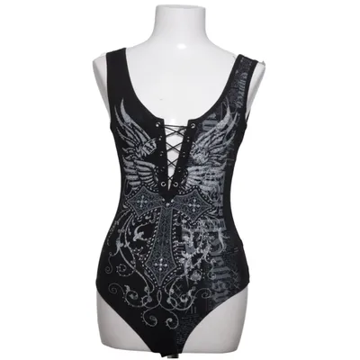 Body (Black, Multicolored) from Affliction Cotton, Elastane