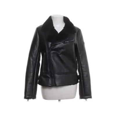 Shearlingjacka (Svart) från Fritzi aus Preußen Polyester, Polyuretan