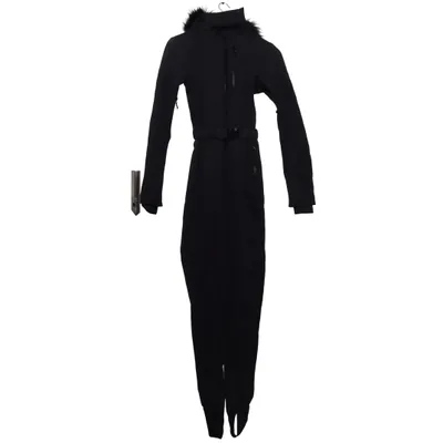 Overall (Zwart) van ASOS 4505 Elastaan, Imitatiebont, Polyamide, Polyester, Polyurethaan