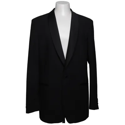 Tuxedo jacket (Black) from Royal Black Elastane, Polyester, Wool
