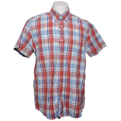 Short sleeve shirt (Red, Blue, White) from Cool Blue Company Cotton