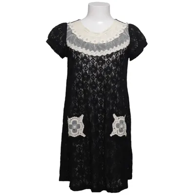 Dress (Black, White) from Yumi Cotton, Polyamide, Polyester
