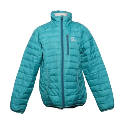 Daunenjacke (Grün) von On the Peak Daune, Feder, Polyester