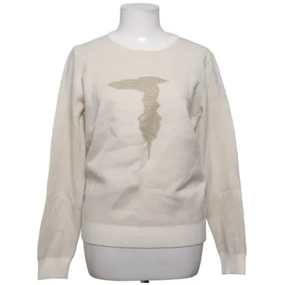 Sweater (Guld, Beige) fra Trussardi Metallfiber, Polyester, Viscose