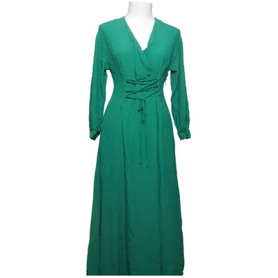 Maxikleid (Grün) von Mango Viskose