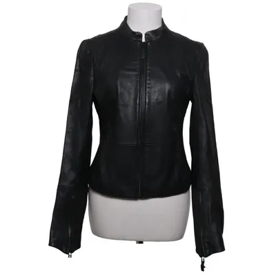 Veste en cuir (Noir) de Truly Élasthane, Cuir, Polyester