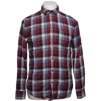 Chemise en flanelle (Rouge, Bleu, Blanc) de Industrie Coton