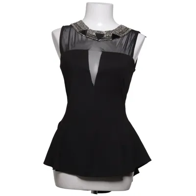 Peplum top (Zwart) van Drôle de Copine Elastaan, Polyester