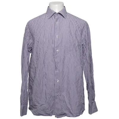 Shirt (Purple, White) from Finest Shirtmaker Cotton