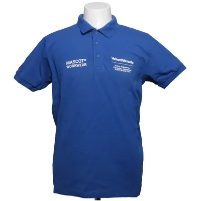 Polo (Bleu) de Mascot Coton, Élasthane