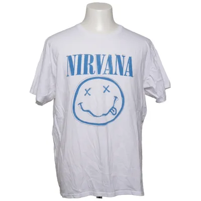 T-shirt (Vit, Blå) från Nirvana