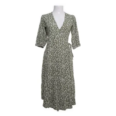 Wrap dress (Green, Beige) from Kauf Dich Glücklich