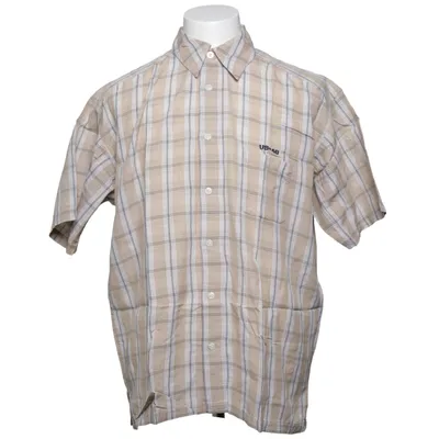Chemise à manches courtes (Beige) de US40 Coton
