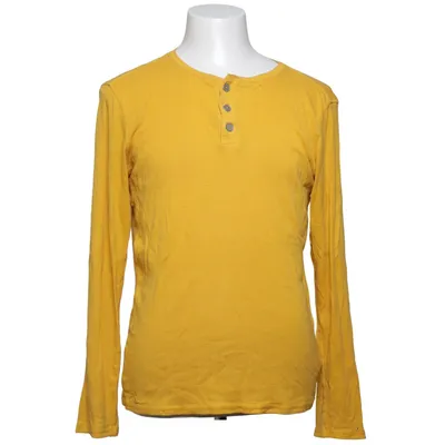 Henley shirt (Geel) van Jean Pascale Katoen