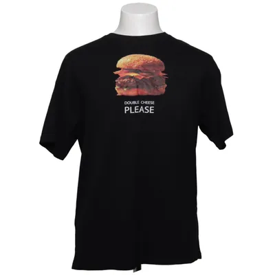 T-shirt (Double Cheese Please) from Cropp Cotton
