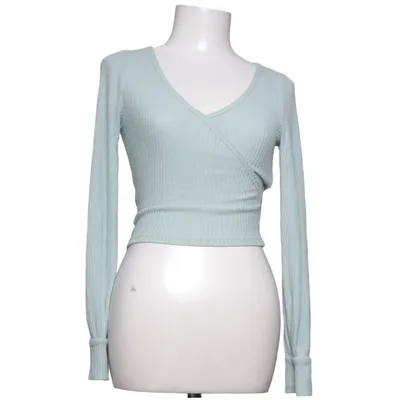 Top (Blue) from Hollister Elastane, Polyester, Viscose