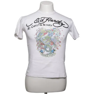 T-shirt (White, Multicolored) from Ed Hardy Cotton