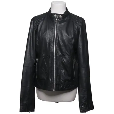 Leren jack (Zwart) van Cubus Leer, Polyester