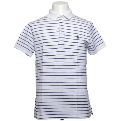 Pikétröja (Vit, Blå) från Polo Ralph Lauren Bomull, Elastan
