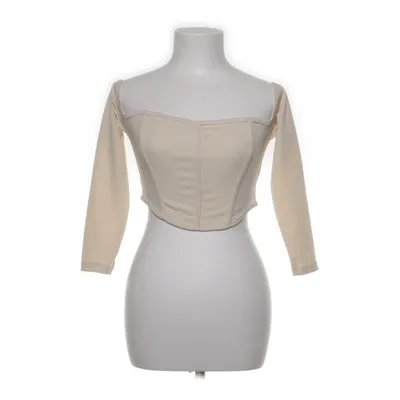 Crop top (Beige) de Rebellious Élasthane, Polyester