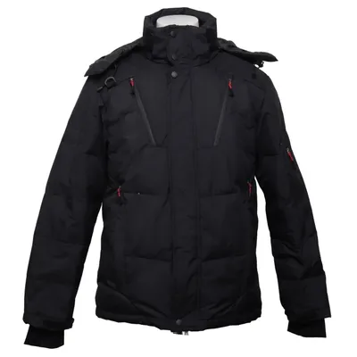 Winterjacke (Schwarz) Daune, Polyamid, Polyester
