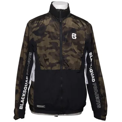 Sports jacket (Green, Black) from Black Squad Polyamide, Polyester