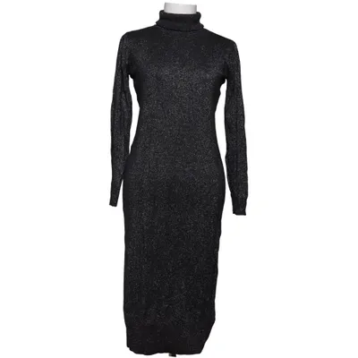 Jurk met col (Grijs, Zwart) van Finery Metallvezel, Modal, Polyamide, Viscose