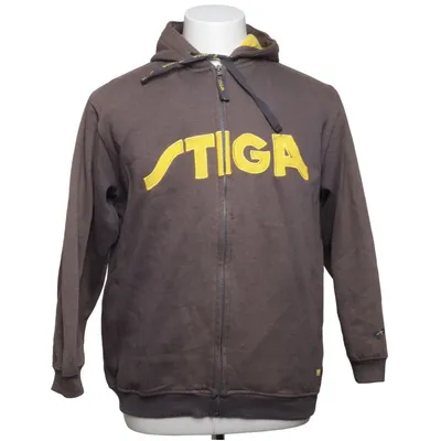 Sweat à capuche (Marron, Jaune) de Stiga Coton, Polyester