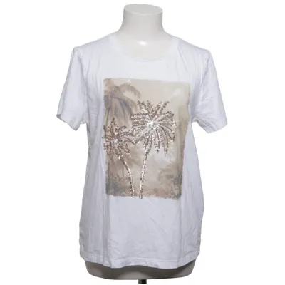 T-shirt (Hvid, Flerfarvet) fra WE Bomuld, Modal