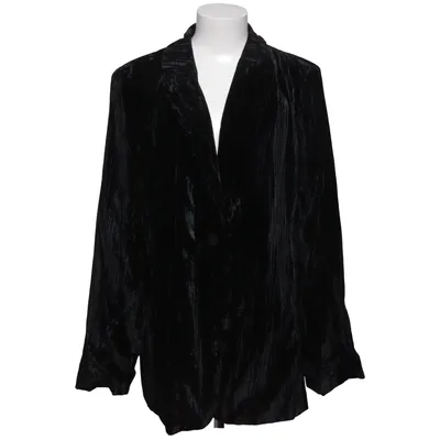 Blazer (Black) from Dea Polyester, Viscose