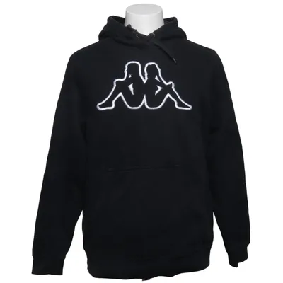 Sweat à capuche (Noir) de Kappa Coton, Polyester