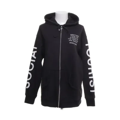Hoodie (Black) from Social Tourist Cotton, Polyester