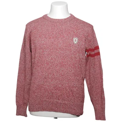 Pull-over (Rouge, Blanc) de East West Coton, Laine de mouton, Polyamide