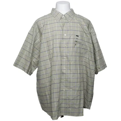 Short sleeve shirt (Green, Blue) from Van Heusen Studio Cotton, Polyester