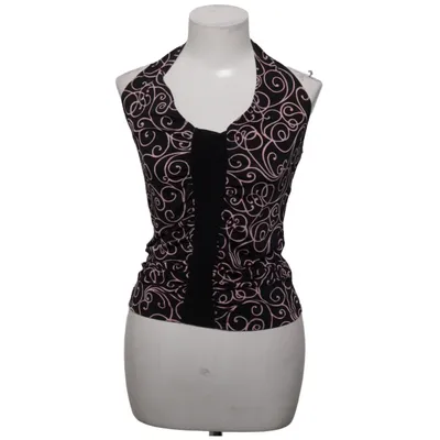 Halterneck top (Sort, Pink) fra Kiwi Elastan, Polyester