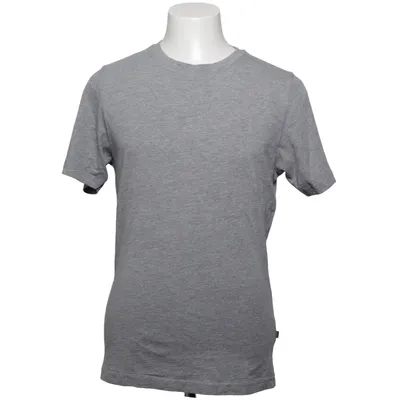 T-shirt (Grijs) van Bison Katoen, Viscose