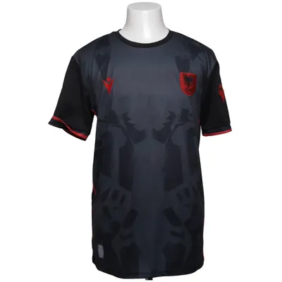 Maillot de football (Gris, Noir, Rouge) de Macron