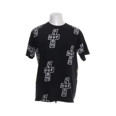 T-shirt (Sort, Hvid) fra HUF Bomuld
